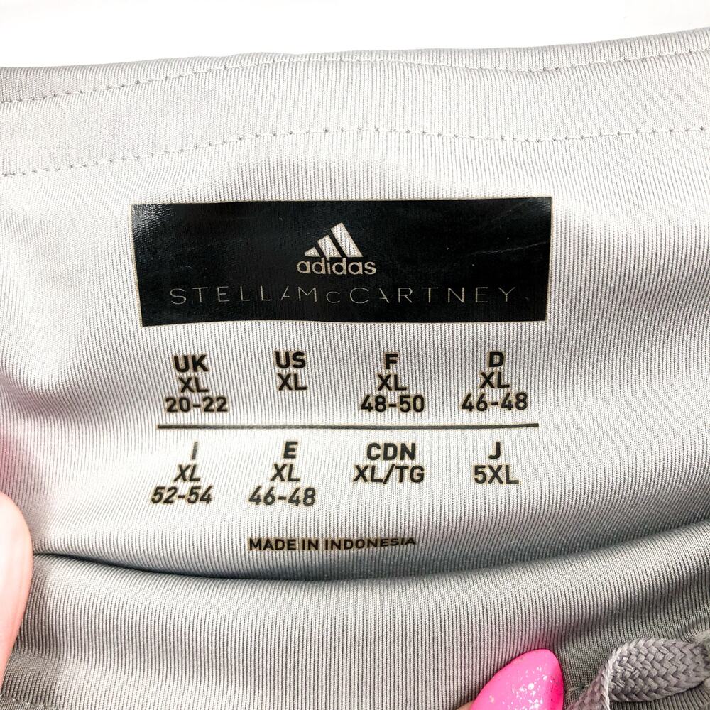 ADIDAS STELLA MCCARTNEY Womens Truepace Running Leggings XL Dove Grey NWT - Picture 9 of 11